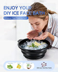 Collapsible Face Tub for Ice Bath, Facial Ice Plunge Bowl, Ice Water Facials at Home