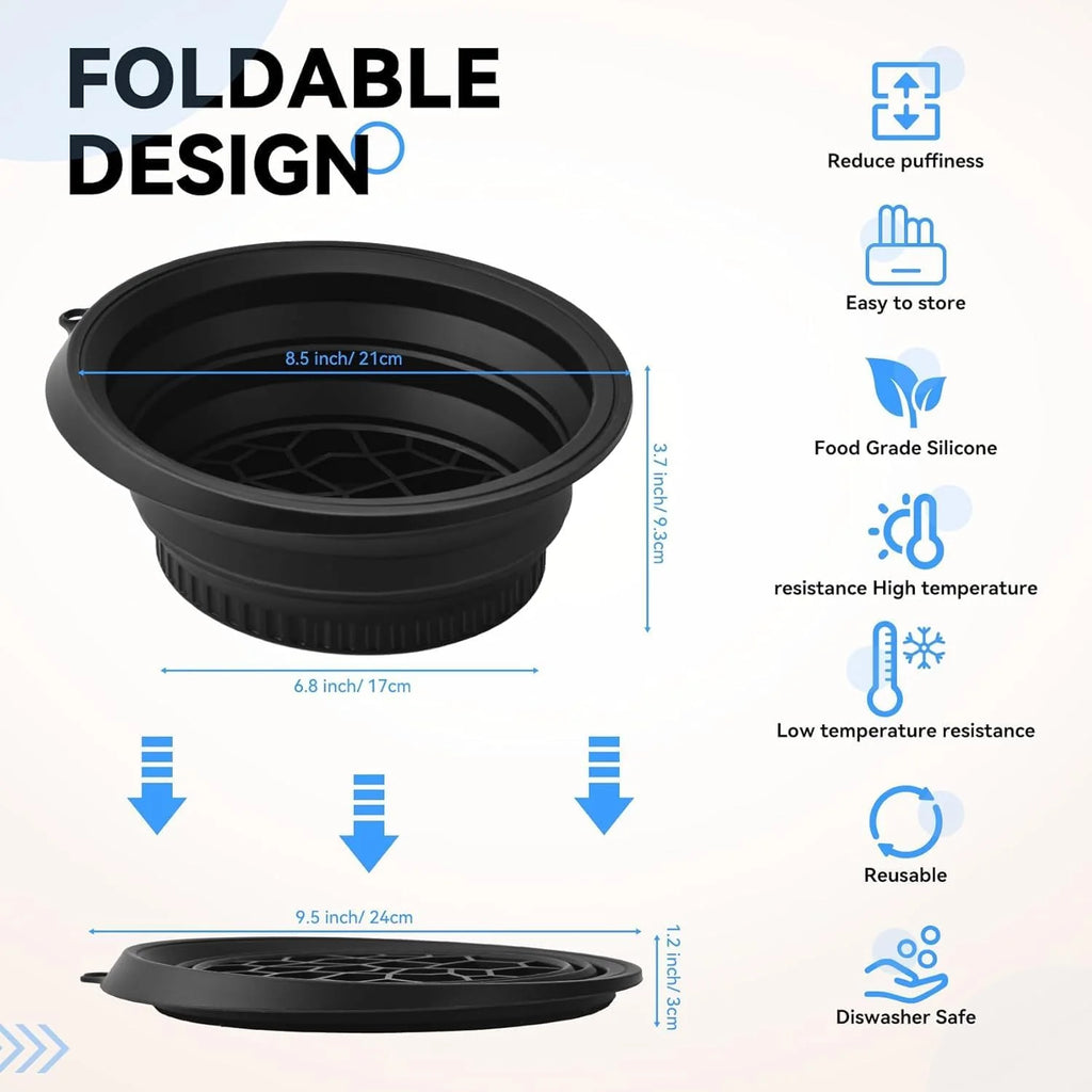 Collapsible Face Tub for Ice Bath, Facial Ice Plunge Bowl, Ice Water Facials at Home