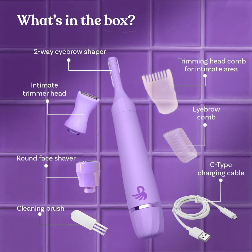 BOMBAE 6-in-1 Sensitive | Trimmer for Women