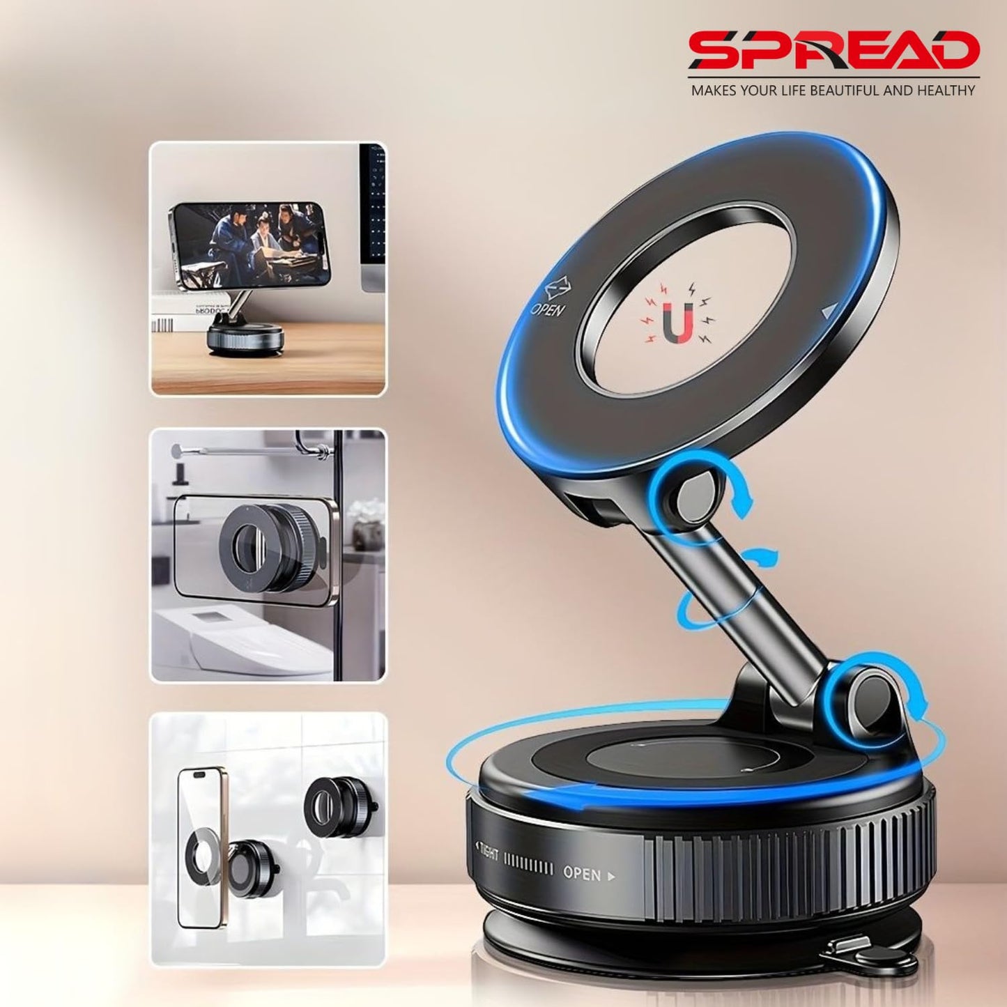 Magnetic phone holder